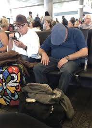 An airport sighting